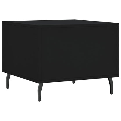 Tavolino da Salotto Nero 50x50x40 cm in Legno Multistrato | homemem39
