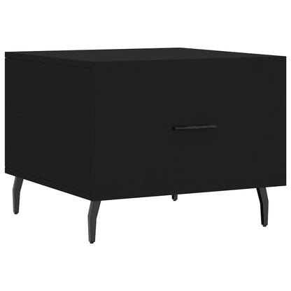 Tavolini da Salotto 2 pz Neri 50x50x40 cm in Legno Multistrato | homemem39