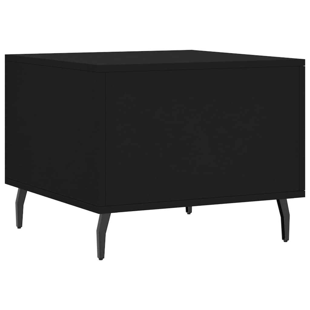 Tavolini da Salotto 2 pz Neri 50x50x40 cm in Legno Multistrato | homemem39