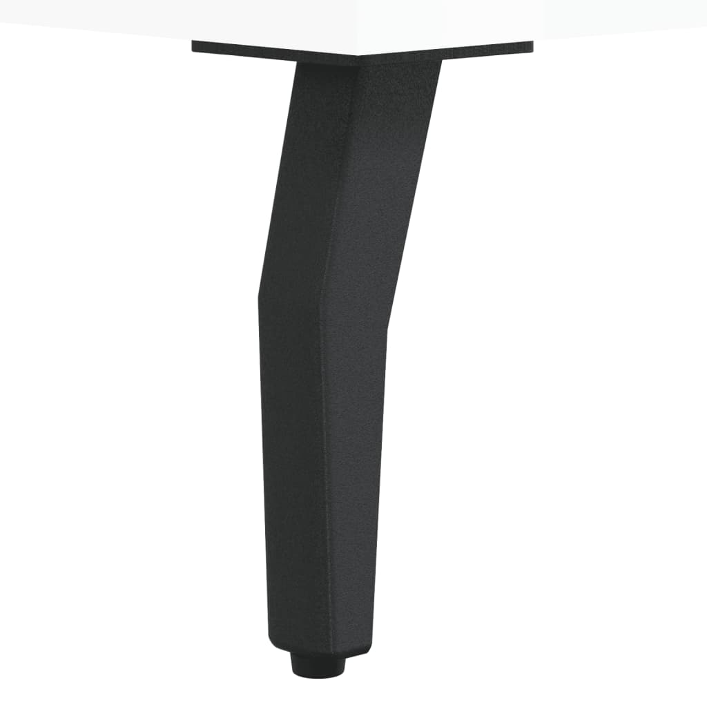 Tavolino da Salotto Bianco Lucido 50x50x40 cm Legno Multistrato | homemem39