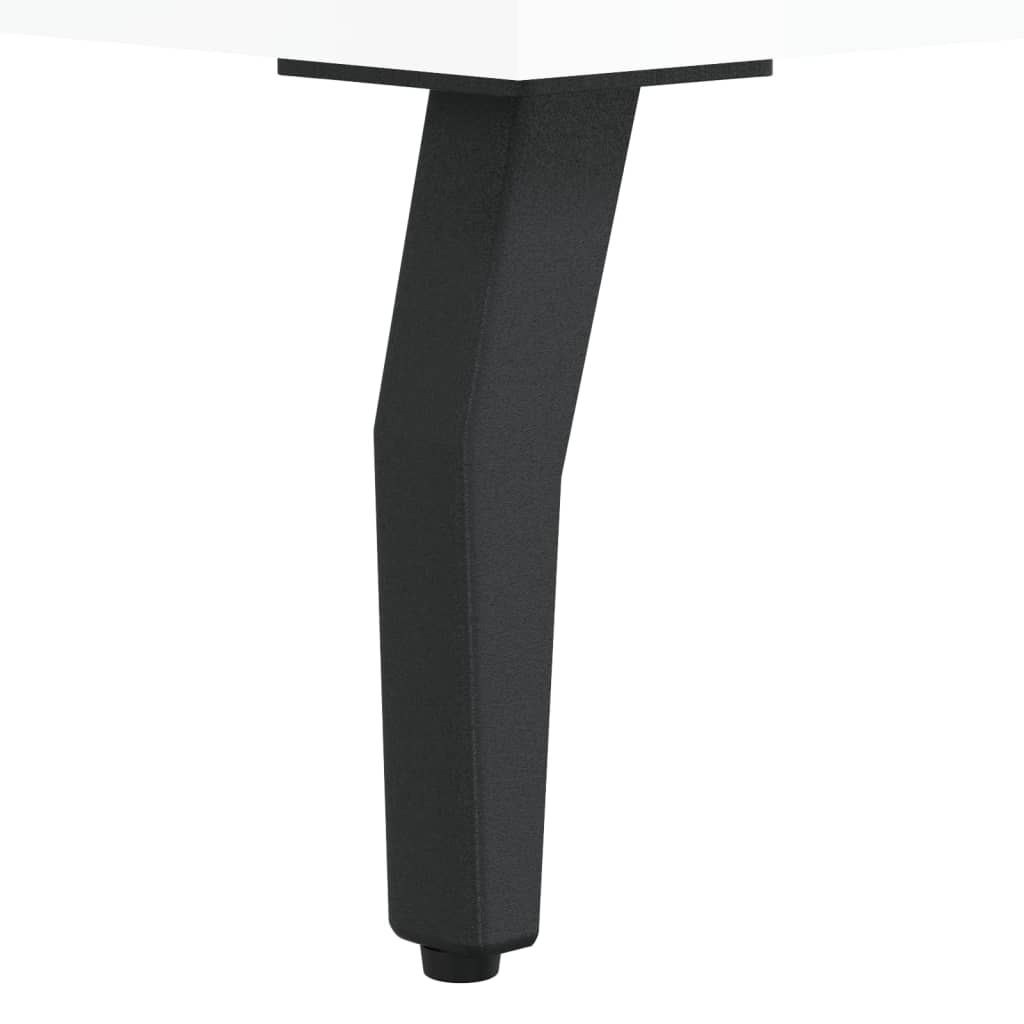 Tavolini Salotto 2pz Bianco Lucido 50x50x40cm Legno Multistrato | homemem39
