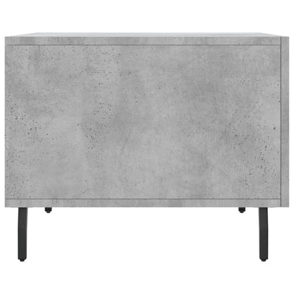 Tavolino Salotto Grigio Cemento 50x50x40 cm Legno Multistrato | homemem39