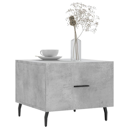 Tavolini Salotto 2pz Grigio Cemento 50x50x40 Legno Multistrato | homemem39