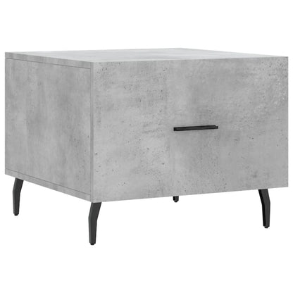 Tavolini Salotto 2pz Grigio Cemento 50x50x40 Legno Multistrato