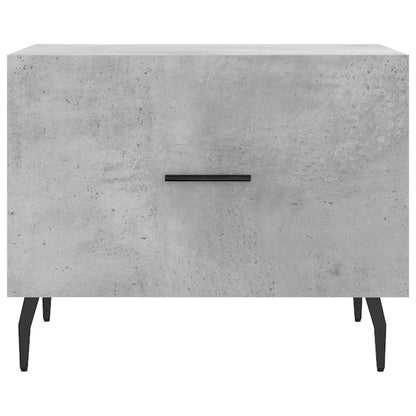 Tavolini Salotto 2pz Grigio Cemento 50x50x40 Legno Multistrato | homemem39