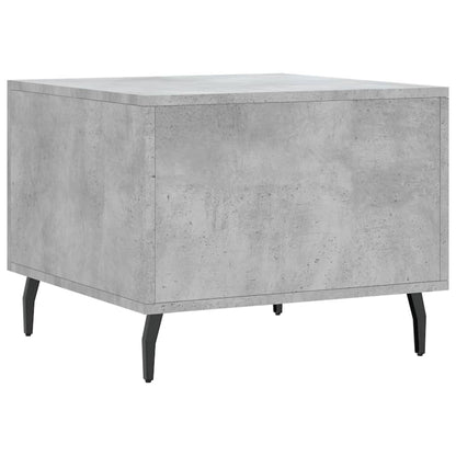 Tavolini Salotto 2pz Grigio Cemento 50x50x40 Legno Multistrato