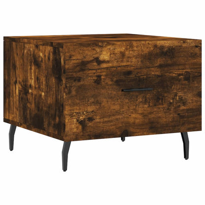 Tavolini Salotto 2 pz Rovere Fumo 50x50x40cm Legno Multistrato | homemem39