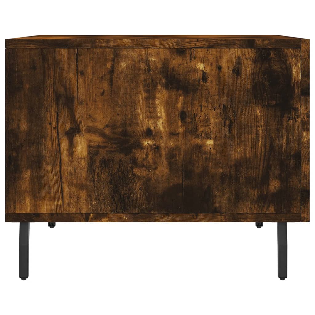 Tavolini Salotto 2 pz Rovere Fumo 50x50x40cm Legno Multistrato | homemem39