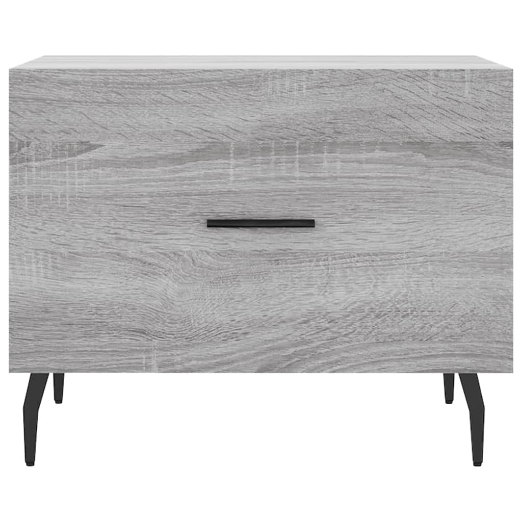 Tavolino da Salotto Grigio Sonoma 50x50x40 cm Legno Multistrato | homemem39