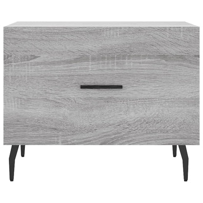 Tavolino da Salotto Grigio Sonoma 50x50x40 cm Legno Multistrato | homemem39