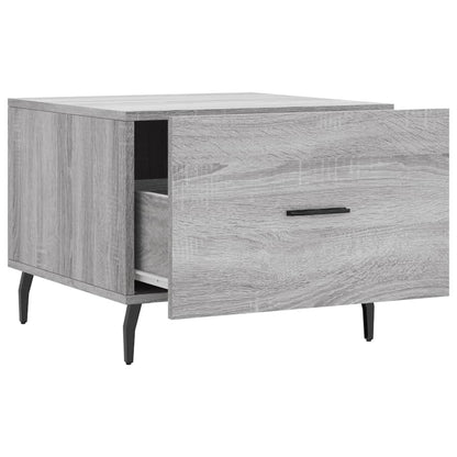 Tavolino da Salotto Grigio Sonoma 50x50x40 cm Legno Multistrato | homemem39