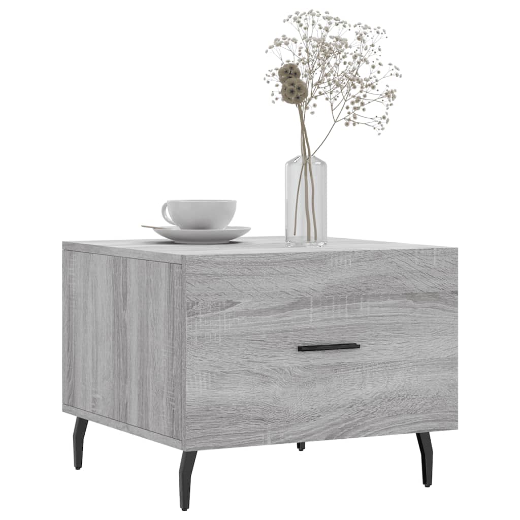Tavolini Salotto 2pz Grigio Sonoma 50x50x40cm Legno Multistrato | homemem39