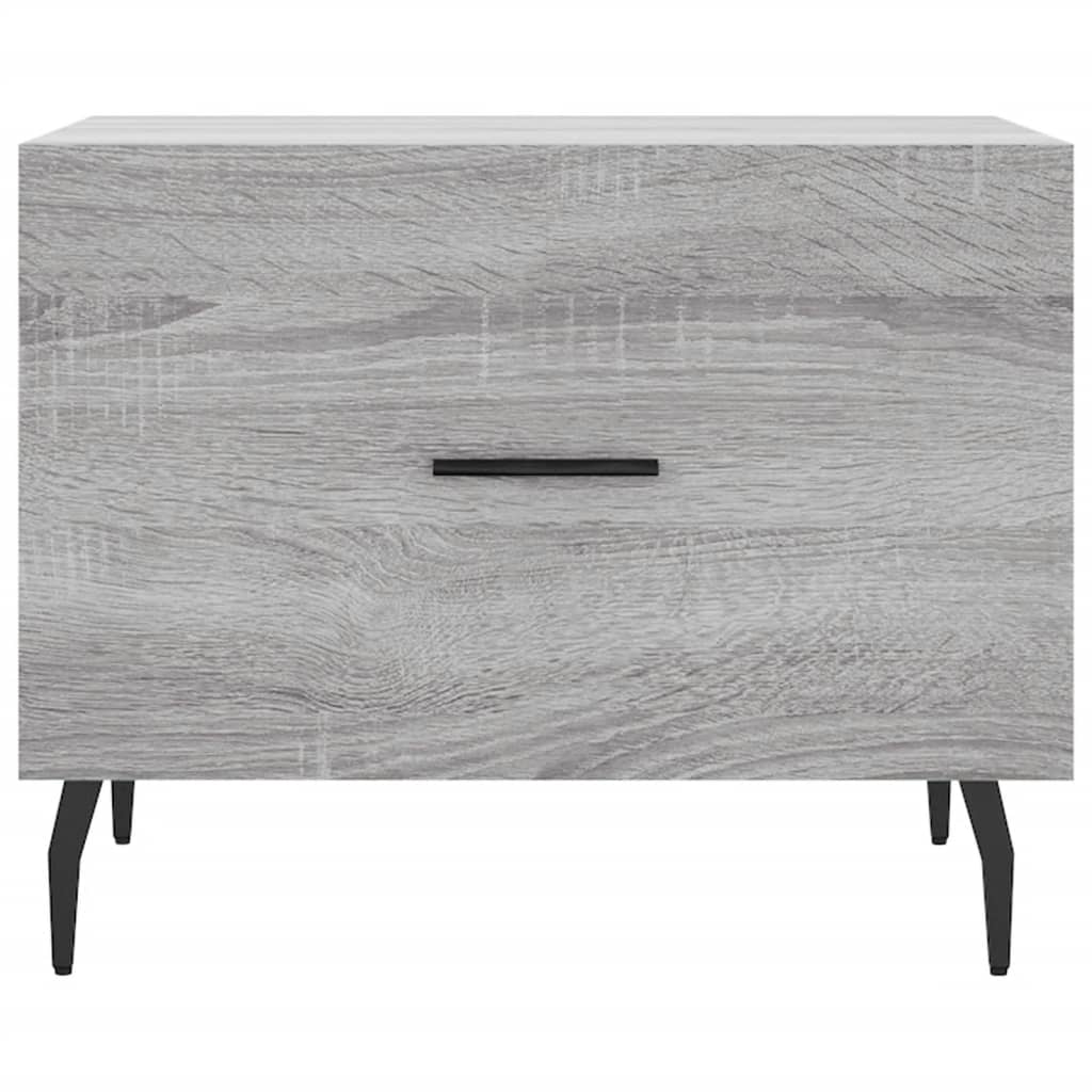 Tavolini Salotto 2pz Grigio Sonoma 50x50x40cm Legno Multistrato | homemem39
