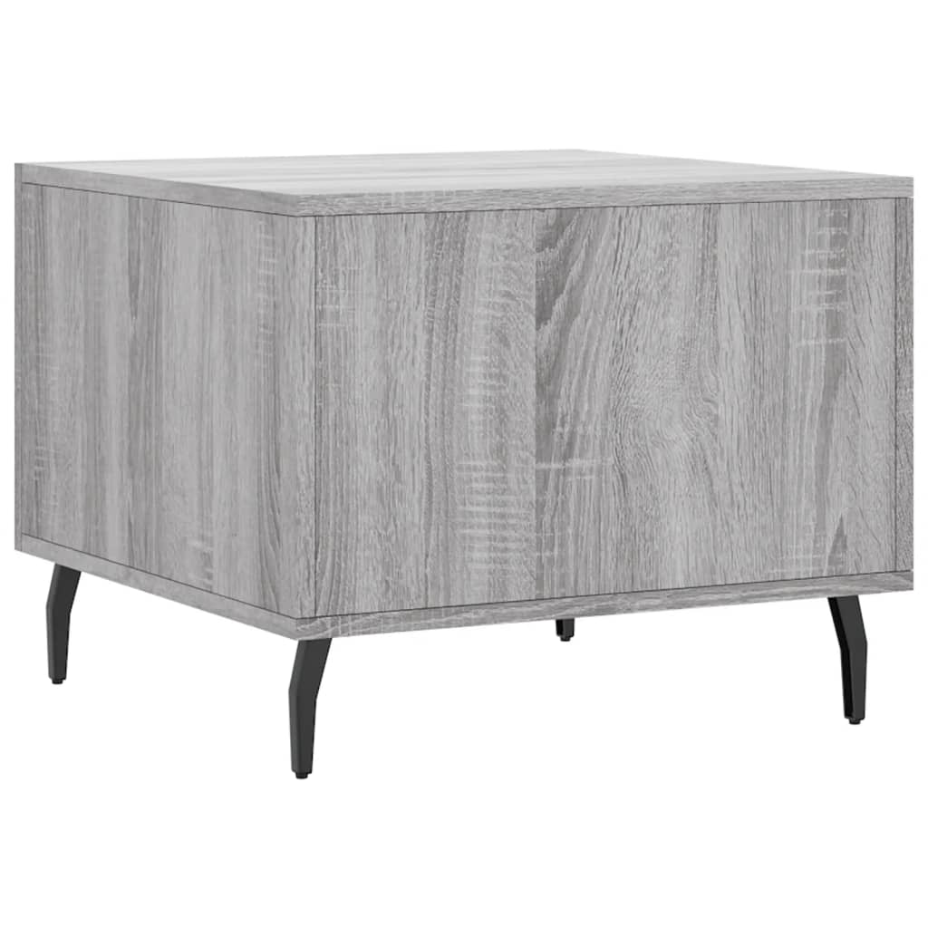 Tavolini Salotto 2pz Grigio Sonoma 50x50x40cm Legno Multistrato