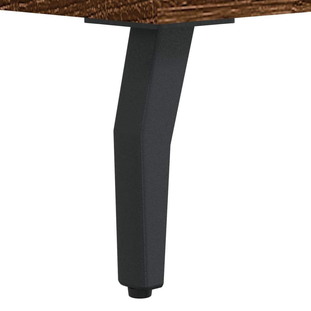 Tavolino da Salotto Rovere Marrone 50x50x40cm Legno Multistrato | homemem39