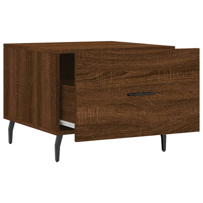 Tavolini Salotto 2 pz Rovere Marrone 50x50x40 Legno Multistrato | homemem39