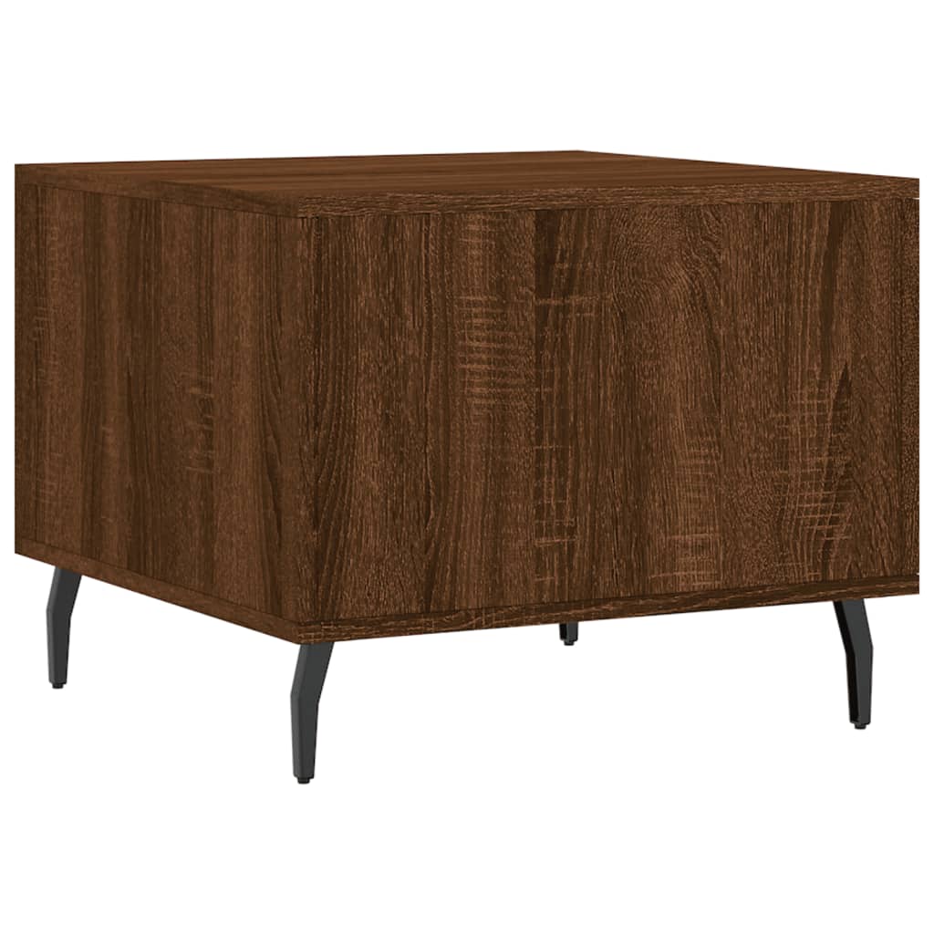 Tavolini Salotto 2 pz Rovere Marrone 50x50x40 Legno Multistrato | homemem39