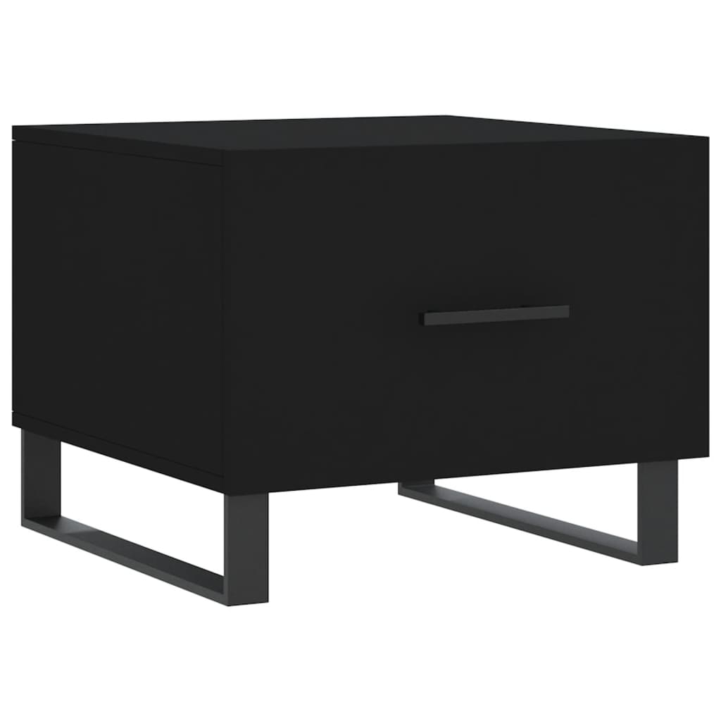 Tavolini da Salotto 2 pz Neri 50x50x40 cm in Legno Multistrato | homemem39