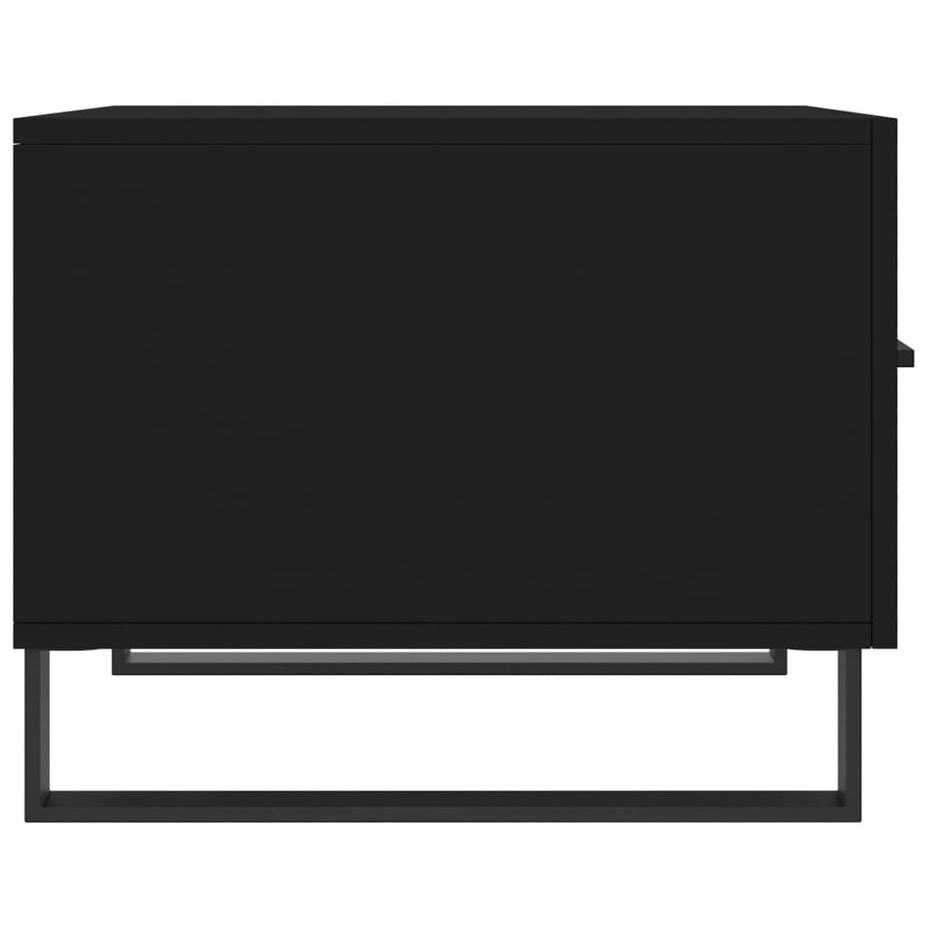 Tavolini da Salotto 2 pz Neri 50x50x40 cm in Legno Multistrato | homemem39