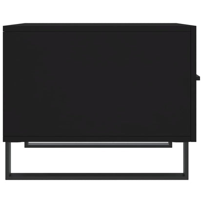 Tavolini da Salotto 2 pz Neri 50x50x40 cm in Legno Multistrato | homemem39