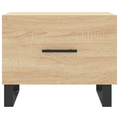 Tavolini Salotto 2pz Rovere Sonoma 50x50x40cm Legno Multistrato | homemem39