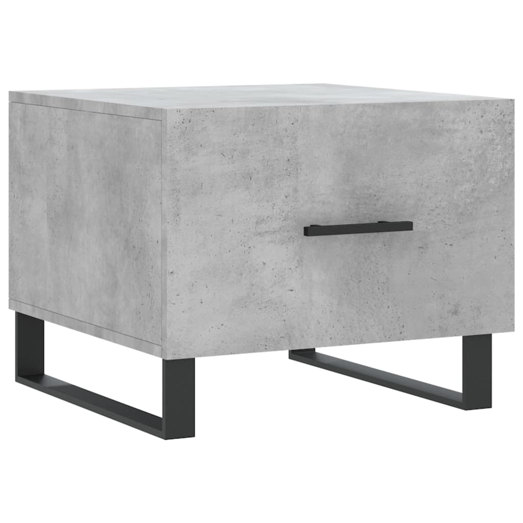 Tavolini Salotto 2pz Grigio Cemento 50x50x40 Legno Multistrato