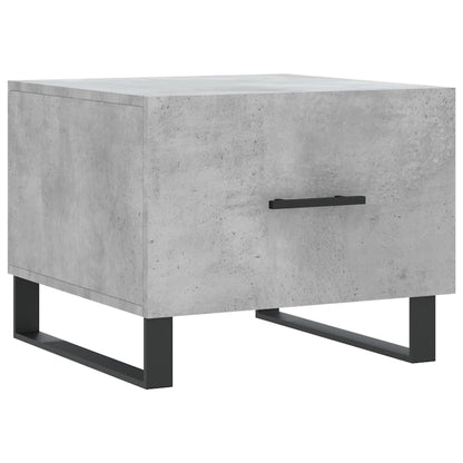 Tavolini Salotto 2pz Grigio Cemento 50x50x40 Legno Multistrato
