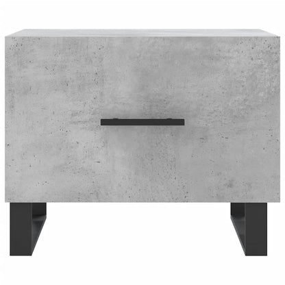 Tavolini Salotto 2pz Grigio Cemento 50x50x40 Legno Multistrato | homemem39