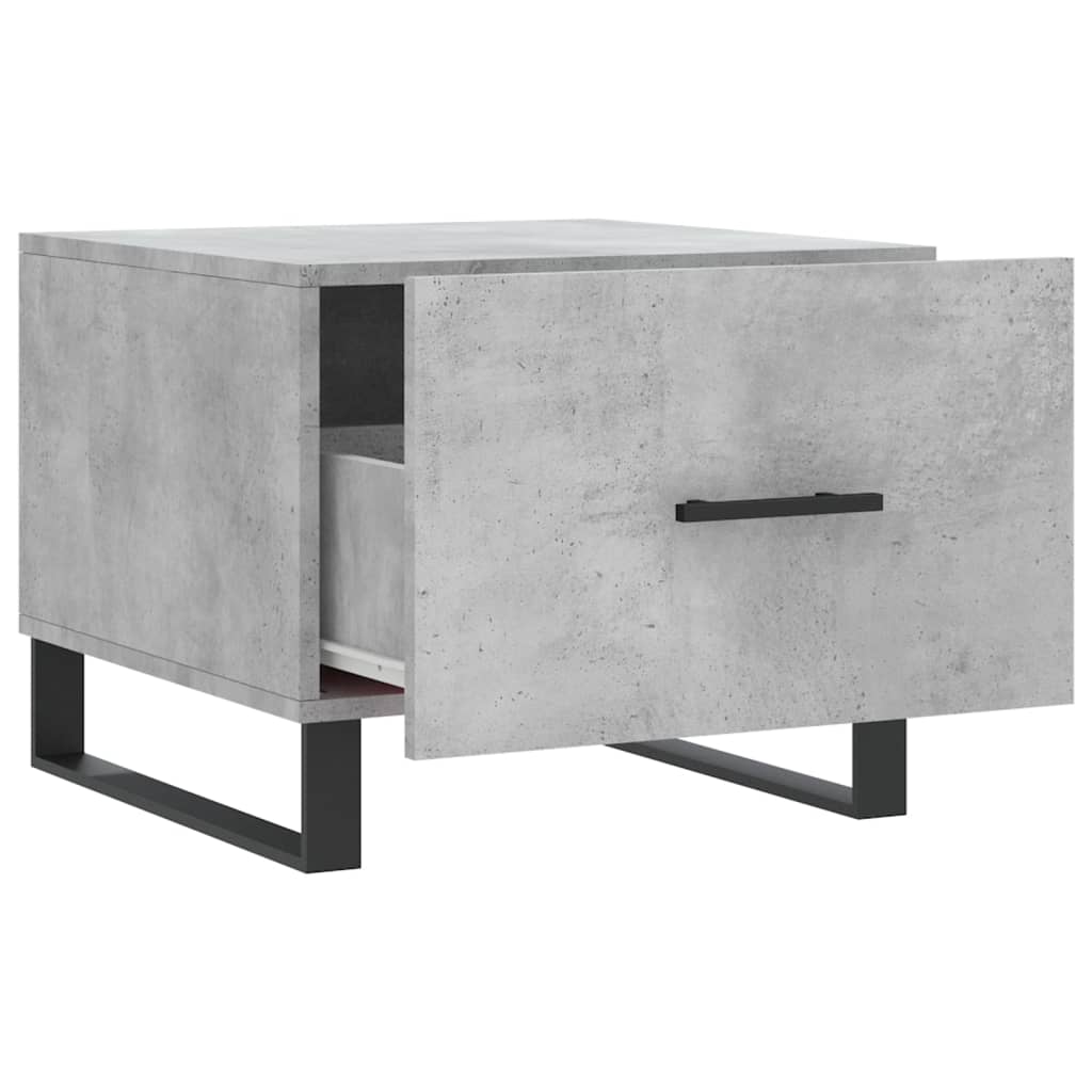 Tavolini Salotto 2pz Grigio Cemento 50x50x40 Legno Multistrato | homemem39