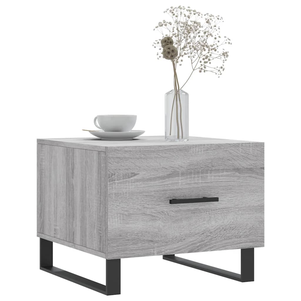 Tavolini Salotto 2pz Grigio Sonoma 50x50x40cm Legno Multistrato | homemem39
