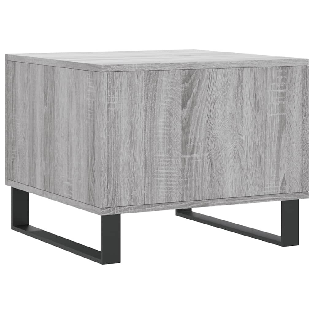 Tavolini Salotto 2pz Grigio Sonoma 50x50x40cm Legno Multistrato