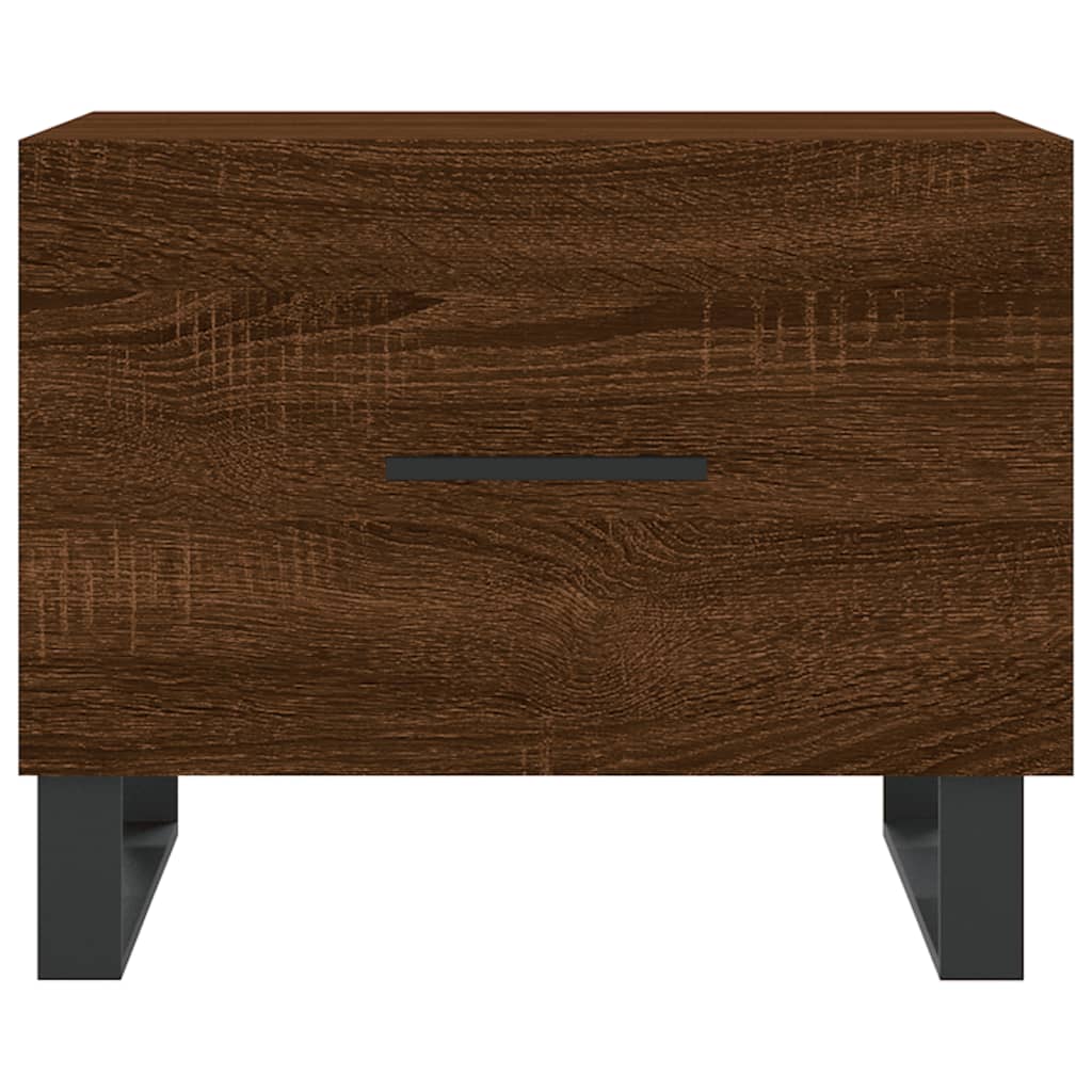 Tavolini Salotto 2 pz Rovere Marrone 50x50x40 Legno Multistrato | homemem39