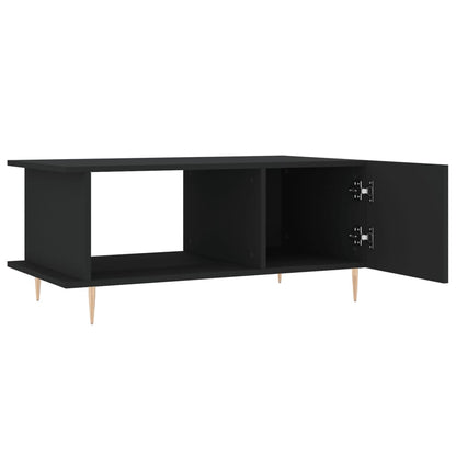Tavolino da Salotto Nero 90x50x40 cm in Legno Multistrato | homemem39