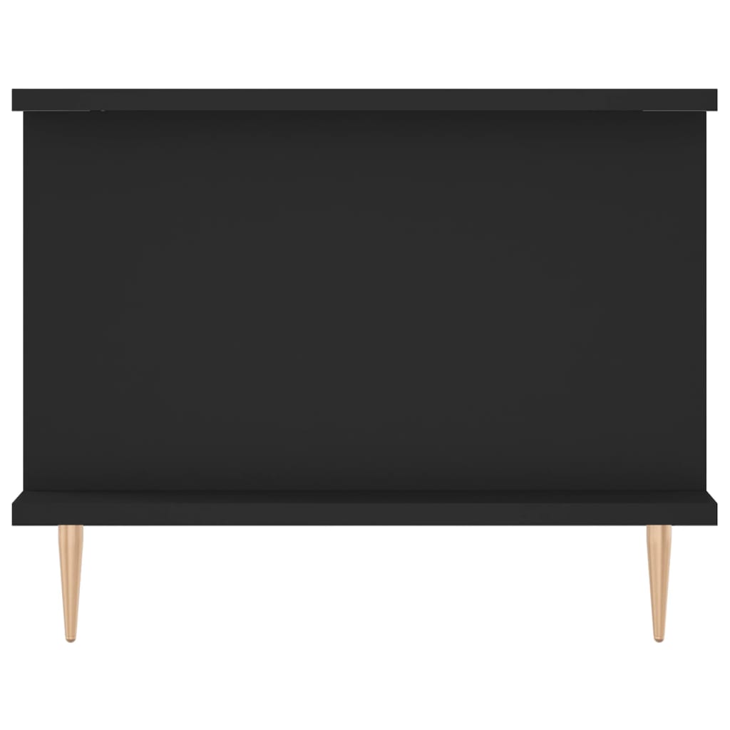 Tavolino da Salotto Nero 90x50x40 cm in Legno Multistrato | homemem39
