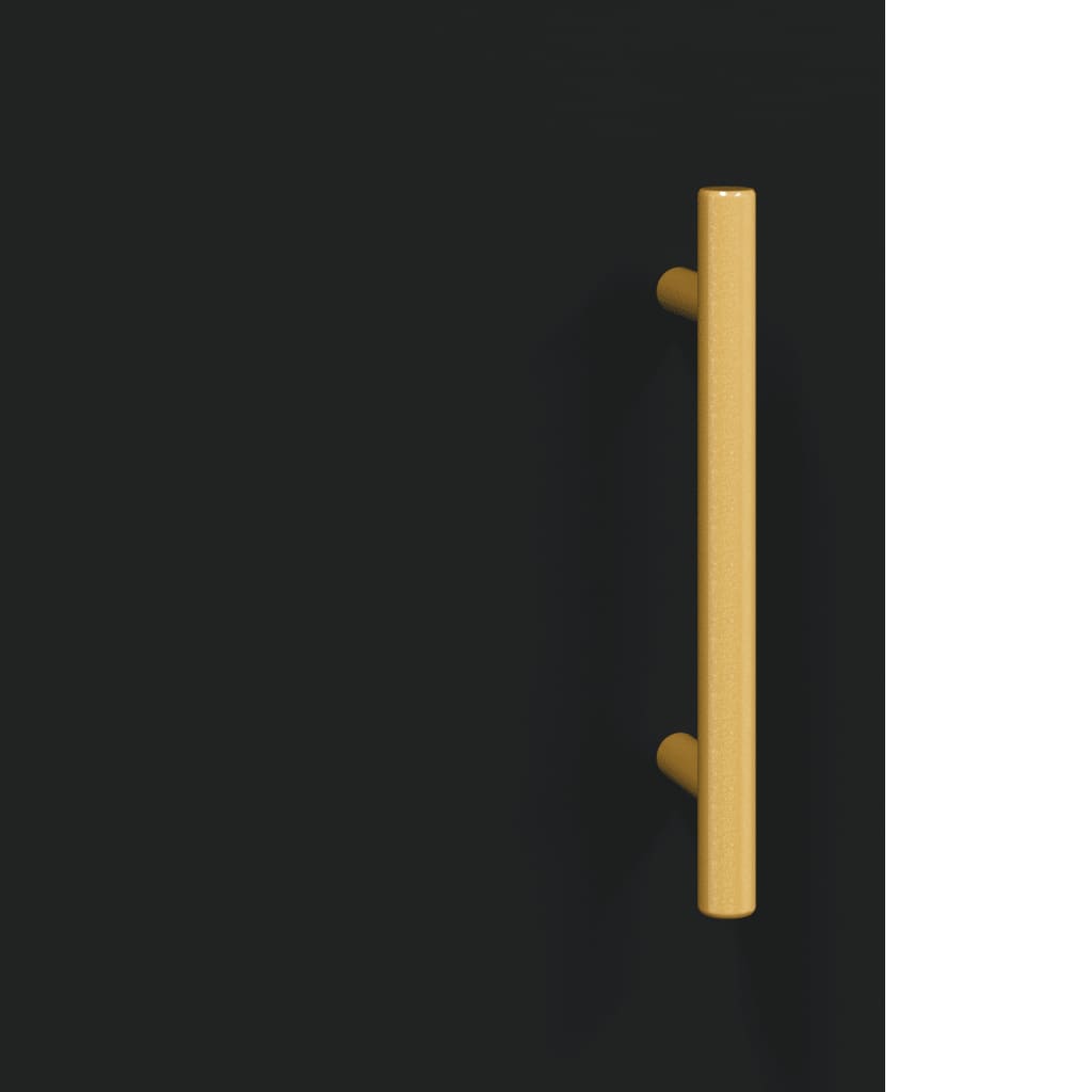 Tavolino da Salotto Nero 90x50x40 cm in Legno Multistrato | homemem39