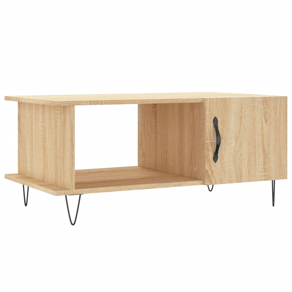 Tavolino da Salotto Rovere Sonoma 90x50x40 cm Legno Multistrato | homemem39