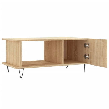 Tavolino da Salotto Rovere Sonoma 90x50x40 cm Legno Multistrato | homemem39