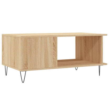 Tavolino da Salotto Rovere Sonoma 90x50x40 cm Legno Multistrato | homemem39