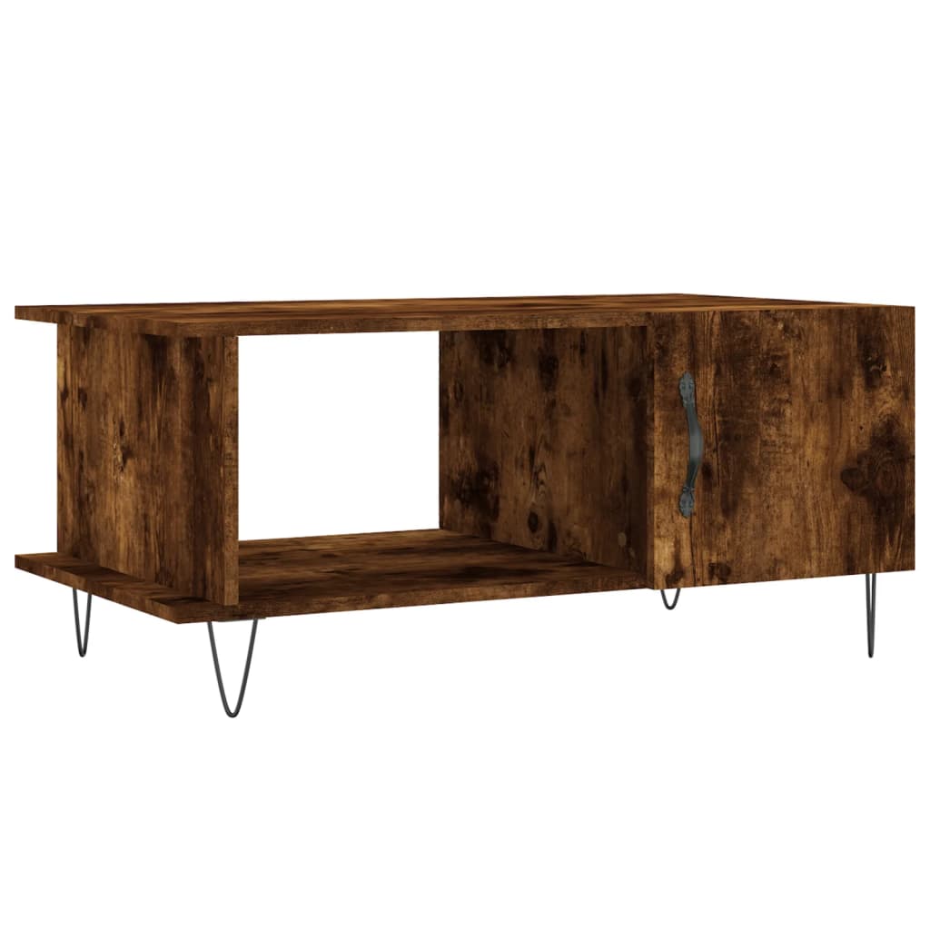 Tavolino da Salotto Rovere Fumo 90x50x40cm in Legno Multistrato | homemem39
