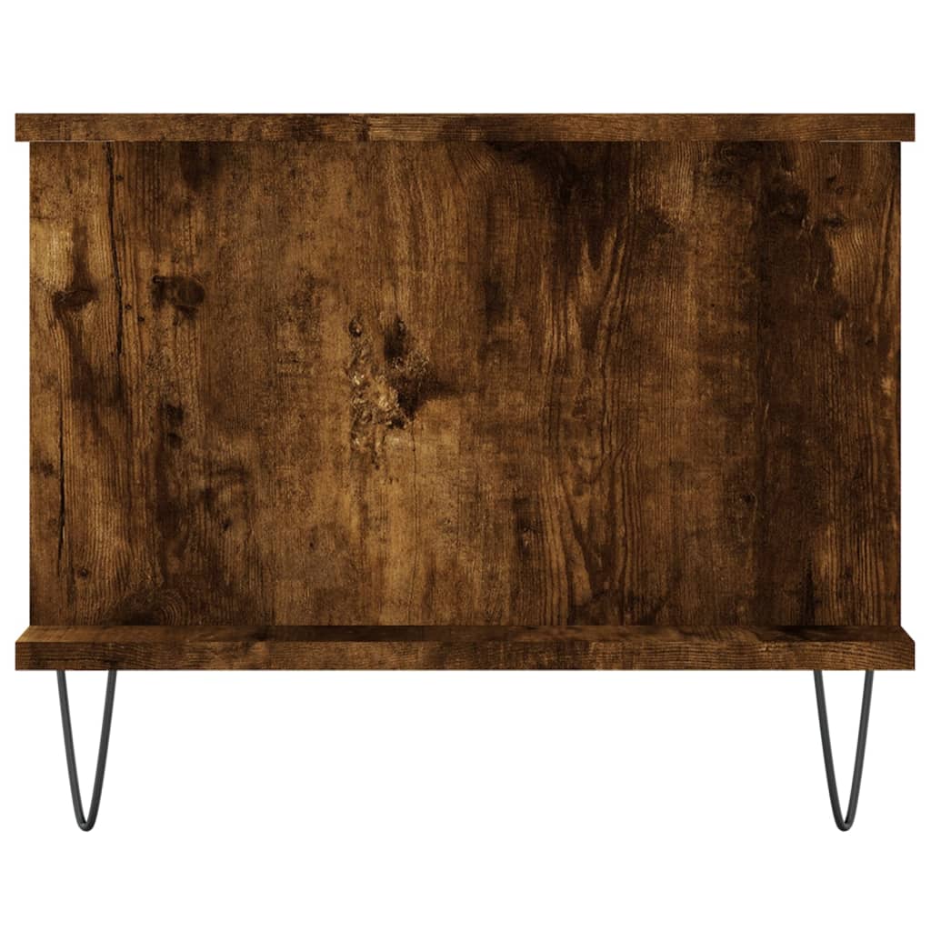 Tavolino da Salotto Rovere Fumo 90x50x40cm in Legno Multistrato | homemem39