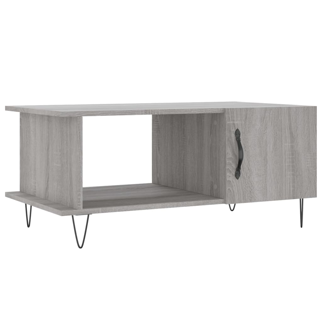 Tavolino da Salotto Grigio Sonoma 90x50x40 cm Legno Multistrato | homemem39