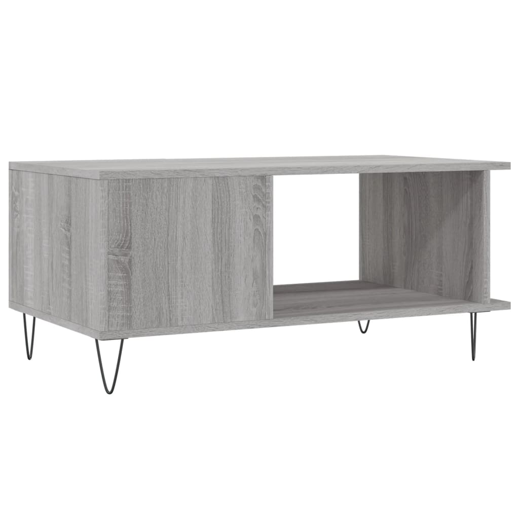 Tavolino da Salotto Grigio Sonoma 90x50x40 cm Legno Multistrato | homemem39