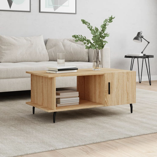 Tavolino da Salotto Rovere Sonoma 90x50x40 cm Legno Multistrato | homemem39