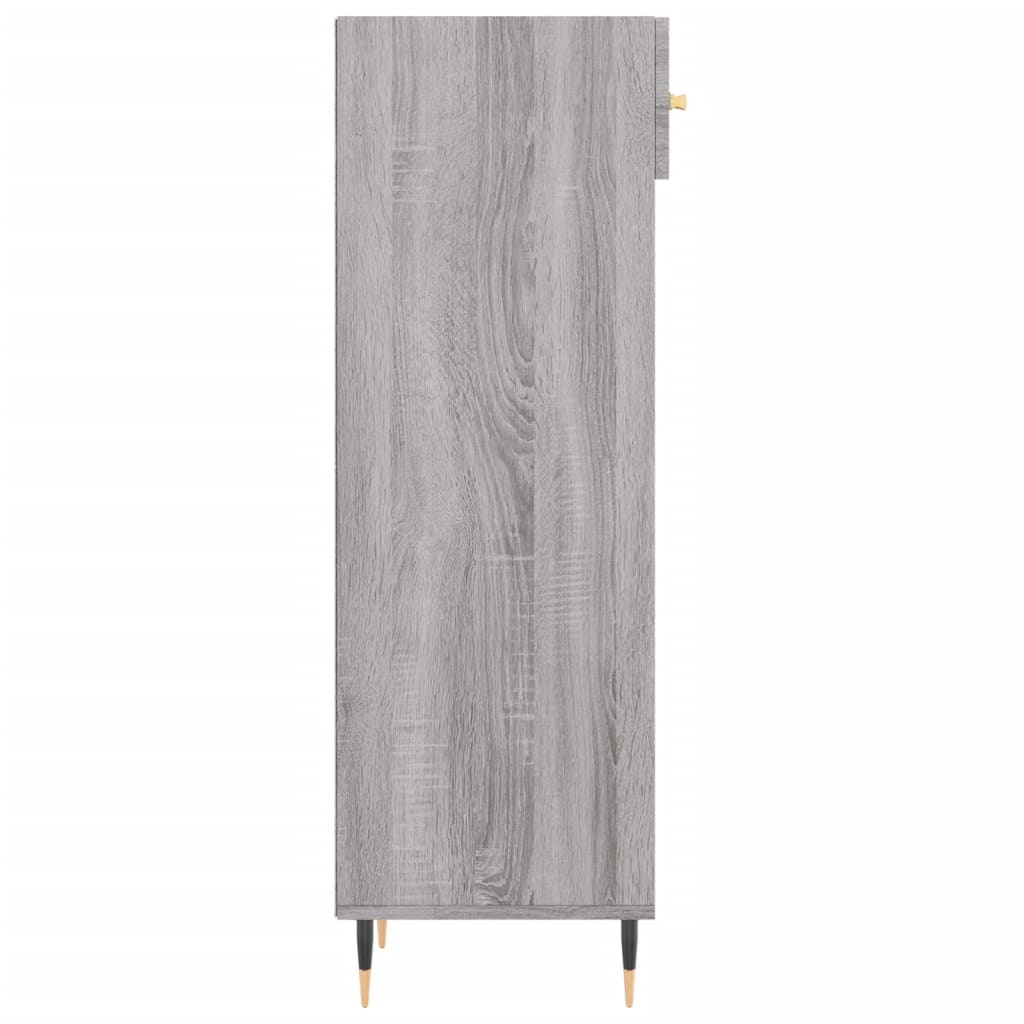 Scarpiera Grigio Sonoma 30x35x105 cm in Legno Multistrato