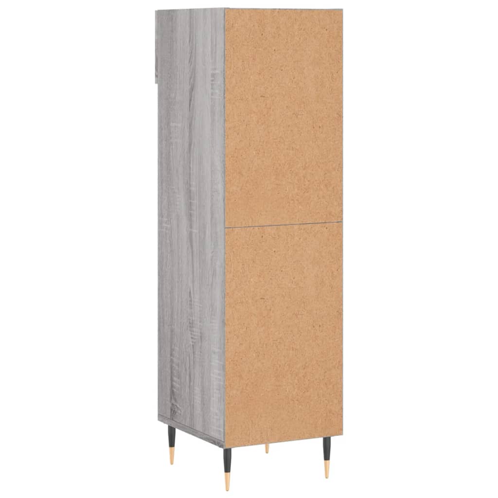 Scarpiera Grigio Sonoma 30x35x105 cm in Legno Multistrato
