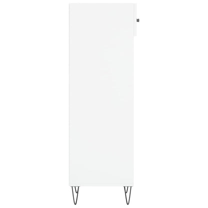 Scarpiera Bianca 30x35x105 cm in Legno Multistrato - homemem39