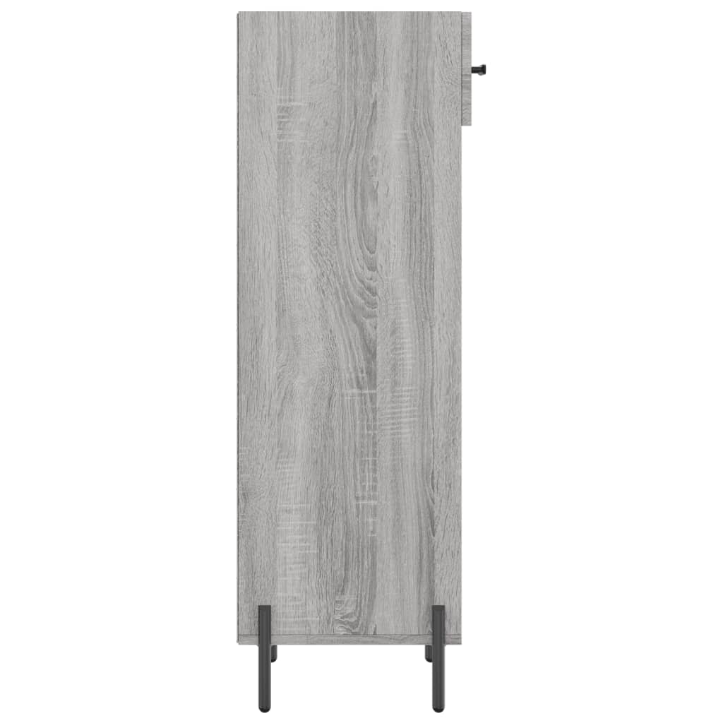 Scarpiera Grigio Sonoma 30x35x105 cm in Legno Multistrato - homemem39