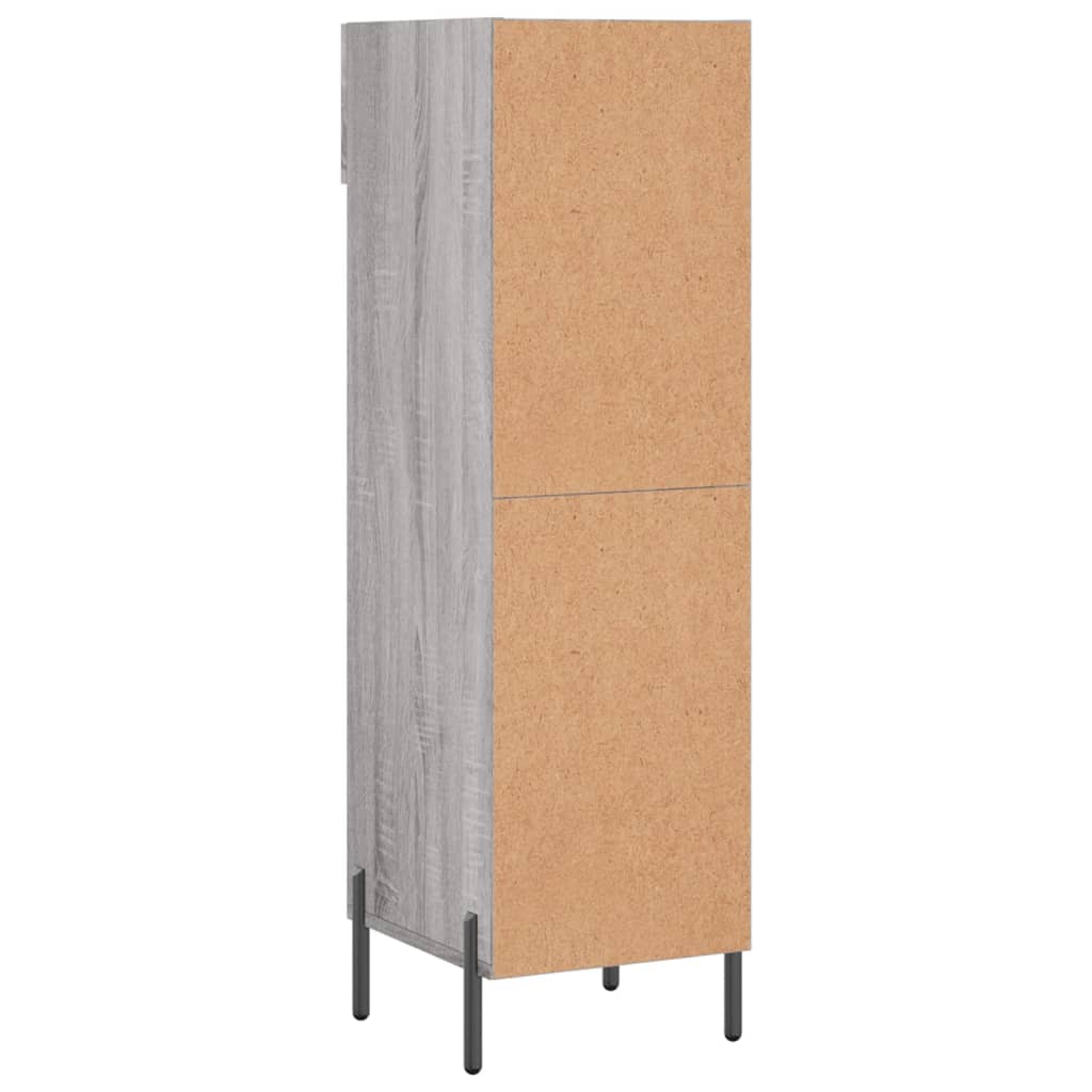 Scarpiera Grigio Sonoma 30x35x105 cm in Legno Multistrato - homemem39