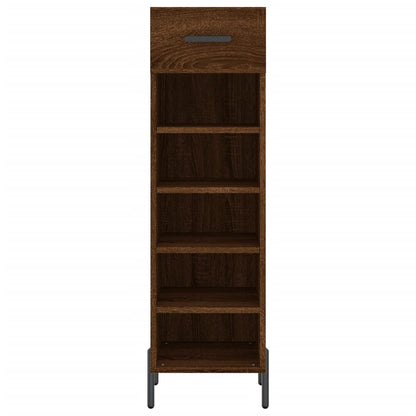 Scarpiera Rovere Marrone 30x35x105 cm in Legno Multistrato - homemem39