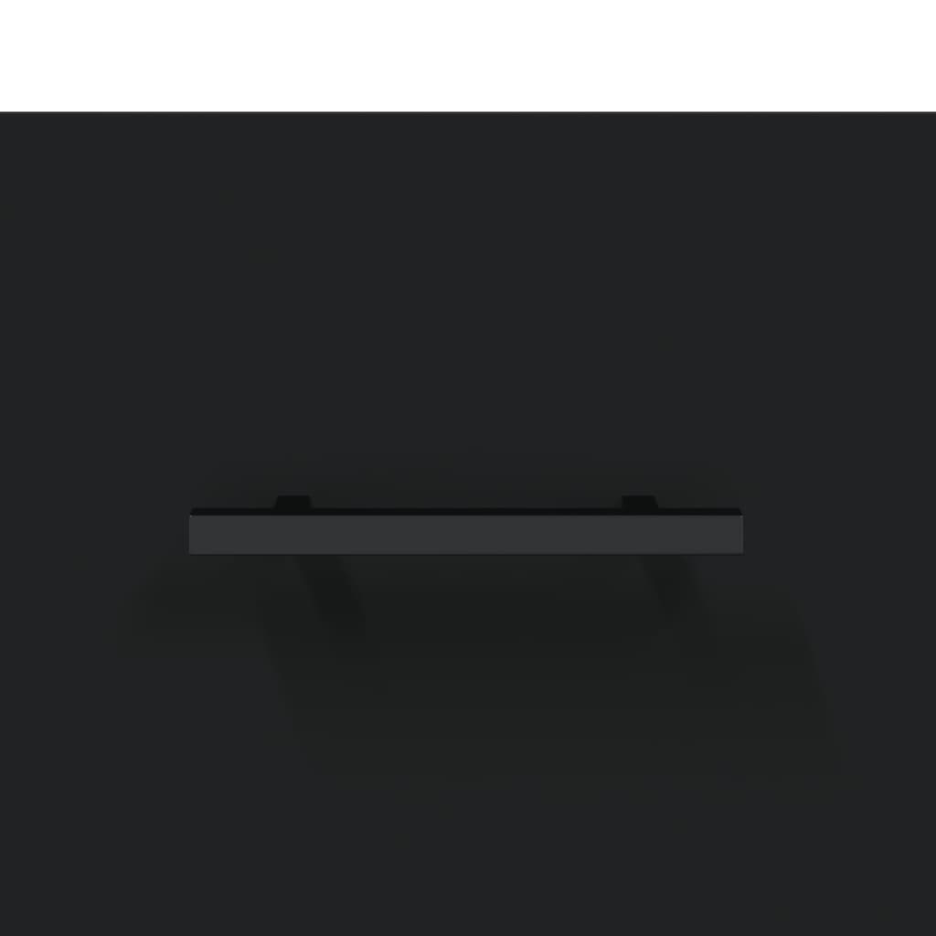 Scarpiera Nera 30x35x105 cm in Legno Multistrato - homemem39